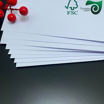 FSC Certified 80gsm 90gsm Super White Offset Paper Sheets  Excellent Printing Performance