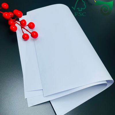 FSC Certified 80gsm 90gsm Super White Offset Paper Sheets  Excellent Printing Performance