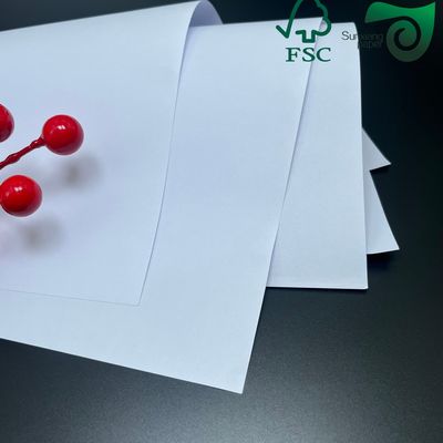 FSC Certified 80gsm 90gsm Super White Offset Paper Sheets  Excellent Printing Performance