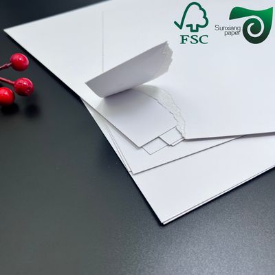 Food Grade Bleached Wrapping Board Single Side Coated High Stiffness FBB Board