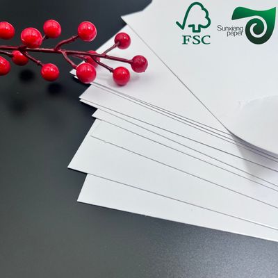FSC Certified White Water Absorbent Paper 230g 250g  For Coaster Board Applications