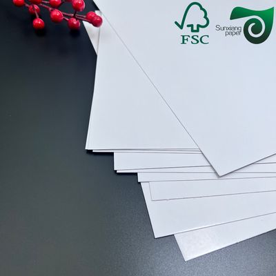 Food Grade Bleached Wrapping Board Single Side Coated High Stiffness FBB Board
