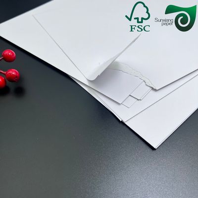 FSC White Coated Triplex Paper Board  1MM 1.5MM Thick  24in 36in For Clothing Boxes