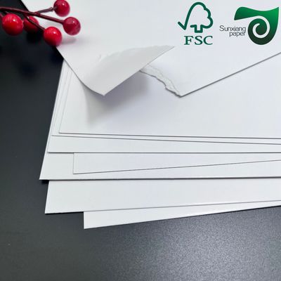 Food Grade Bleached Wrapping Board Single Side Coated High Stiffness FBB Board