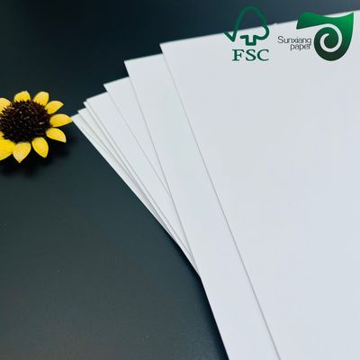 FSC Natural White Uncoated Paperboard  400gsm 450gsm For Beer Pads  Coasters