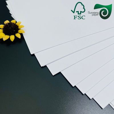 FSC Uncoated White Cardstock  100lb  Bright, Ultra Smooth Cover Paper