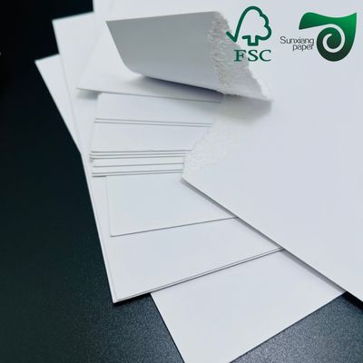 Uncoated Absorbent Paper 40pt 60pt 80pt Durable Disposable Paper Coaster Grade