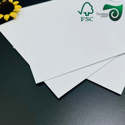 Uncoated Absorbent Paper 40pt 60pt 80pt Durable Disposable Paper Coaster Grade