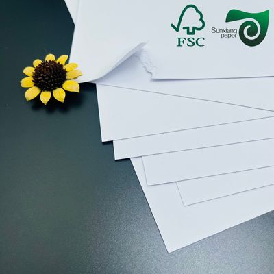 FSC Uncoated White Cardstock  100lb  Bright, Ultra Smooth Cover Paper