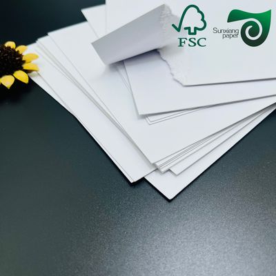 FSC Uncoated White Cardstock  100lb  Bright, Ultra Smooth Cover Paper