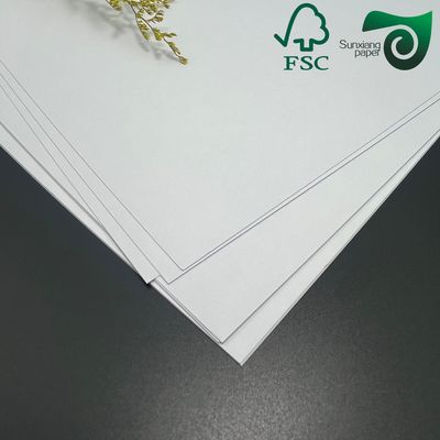 35PT 40PT Uncoated Cardboard Natural White Absorbent Pulpboard For Coaster Making