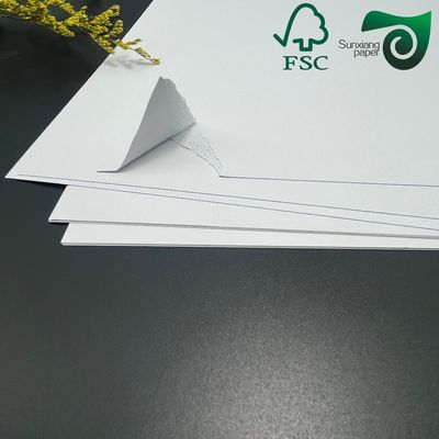 FSC Bright White Uncoated Paperboard 200gsm 350gsm Optimized For Offset Printing