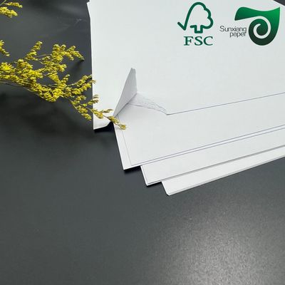 889mm Roll Size White Cardboard Optimized for Gravure Printing Made from 100% Virgin Wood Pulp