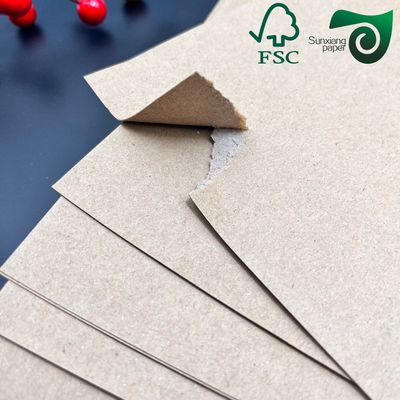 High Quality Kraft Liner Board In 80GSM 100GSM Grades Superior Extensible Kraft Paper Tailored For Cement Bags FSC
