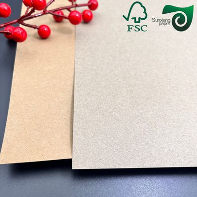 FSC Uncoated Unbleached Recycled Kraft Liner Paper 300gsm Industrial Packaging Board