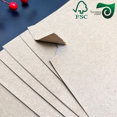 FSC Uncoated Unbleached Recycled Kraft Liner Paper 300gsm Industrial Packaging Board