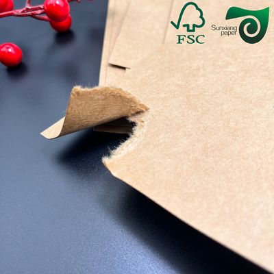 FSC Brown High Density Kraft Paper Sheets Up To 600gsm  Premium Food Packaging Solution