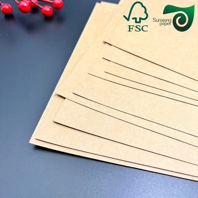 FSC Brown High Density Kraft Paper Sheets Up To 600gsm  Premium Food Packaging Solution