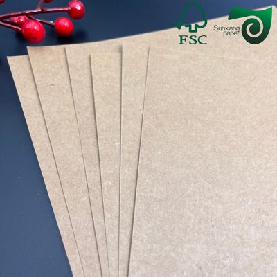 High Quality Kraft Liner Board In 80GSM 100GSM Grades Superior Extensible Kraft Paper Tailored For Cement Bags FSC