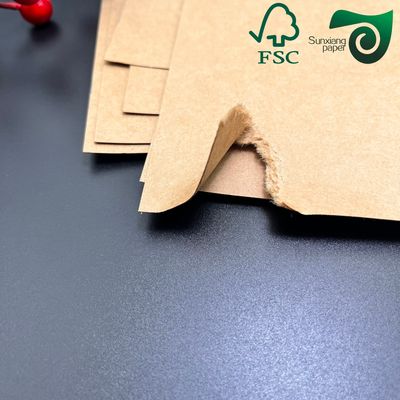 Uncoated Unbleached Recycled Pulp Kraft Paper 230gsm 250gsm 300gsm