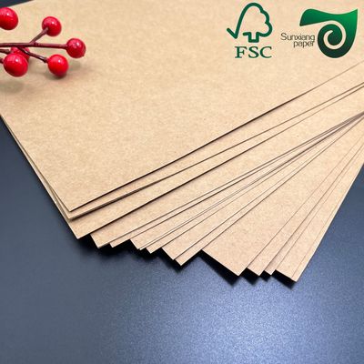 Uncoated Unbleached Recycled Pulp Kraft Paper 230gsm 250gsm 300gsm