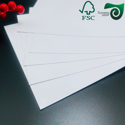 FSC  170gsm 190gsm C1S Ivory SBS Paper Board High Whiteness Ideal For Garment Hangtags