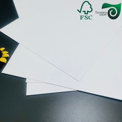 FSC  170gsm 190gsm C1S Ivory SBS Paper Board High Whiteness Ideal For Garment Hangtags
