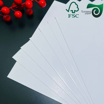 FSC Certified Double Sided Coated Glossy Art Card Stock High Whiteness C2S Art Board