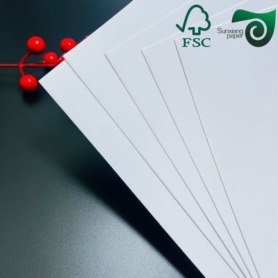 FSC Double Side Coated White Cardboard  1.5mm 2.0mm  Folding Type For Gift Boxes