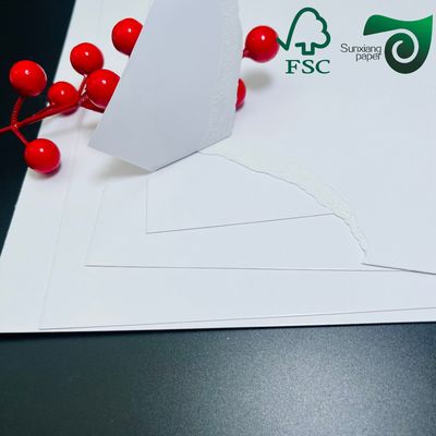 FSC 1.5mm 2.0mm Double Side Coated White Folding Cardboard  Ideal For Gift Boxes
