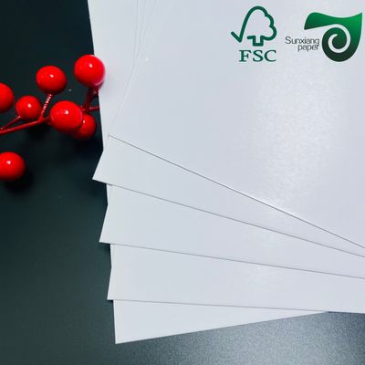 FSC 300gsm 350gsm C2S Double Sided Glossy Paper  25 38 Inches