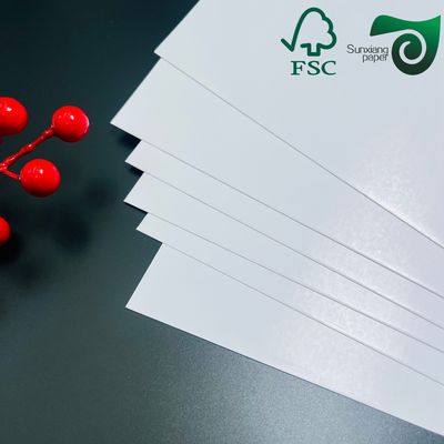 FSC Double Side Coated White Cardboard  1.5mm 2.0mm  Folding Type For Gift Boxes