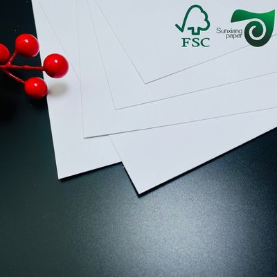 FSC Glossy Coated Paper  140gsm 300gsm  High Whiteness C2S Art Board for Color Prints