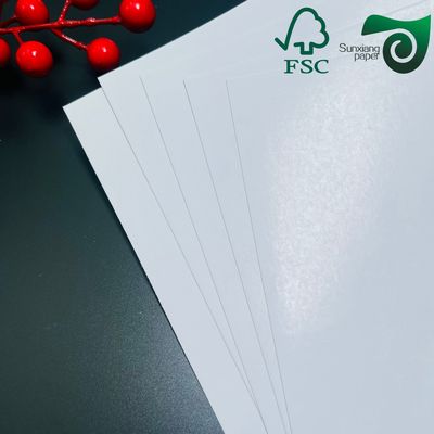 FSC Glossy Coated Paper  140gsm 300gsm  High Whiteness C2S Art Board for Color Prints