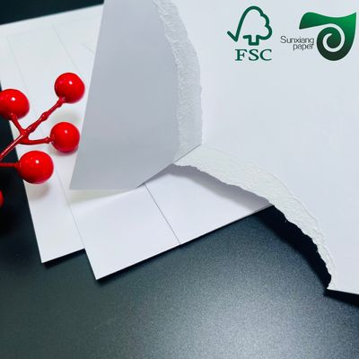 FSC 230g  250g White Water Absorbent Paper For Coaster Board Applications