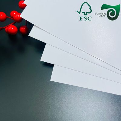 FSC Eco Friendly Plain Glossy Coated Paper For Offset Printing