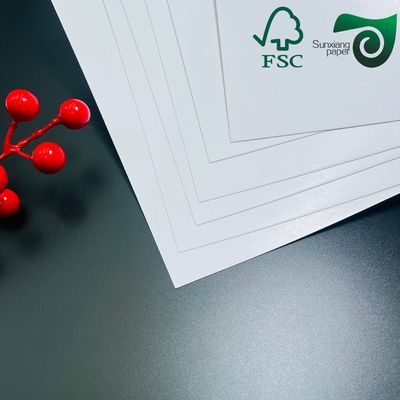 90-350gsm C2S Paper Sheets With Smooth Surface Double Side Gloss Finish