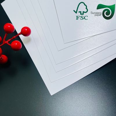 FSC 300gsm Playing Card Paper Double Side White With Black Core 450mm 320mm