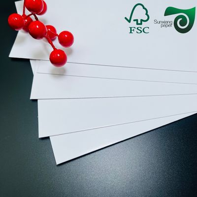 FSC Eco Friendly Plain Glossy Coated Paper For Offset Printing