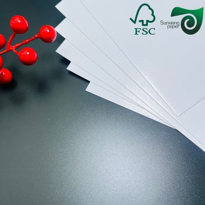 280gsm 300gsm Blue Core C2S Cardboard Matte Glossy Options for Poker Cards FSC Wrapping paper