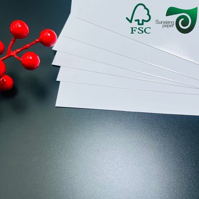 FSC 14pt 16pt Two Side Coated Couche Paper Waterproof For Advertising Postcards