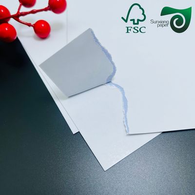 300gr 310gr Double Sided Glossy Cardboard Paper 70cm 100cm Kink Resistant