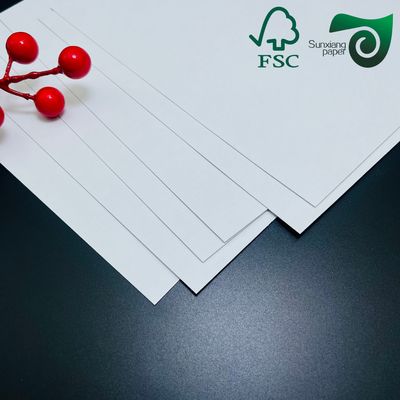 FSC 300gsm 310gsm Glossy Finished Black Core Cardstock  Ideal for Playing Cards