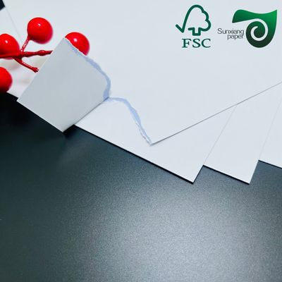 FSC 300gsm 310gsm Glossy Finished Black Core Cardstock  Ideal for Playing Cards