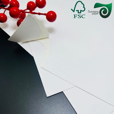 FSC High Stiffness  280gsm 400gsm One Side White Clay Coated SBS Folding Box Board