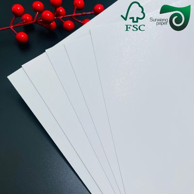 FSC Certified High Stiffness SBS Board  C1S White Clay Coated Folding Box Board