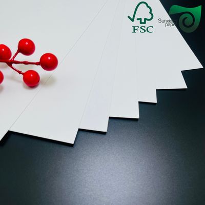 FSC Certified High Stiffness SBS Board  C1S White Clay Coated Folding Box Board