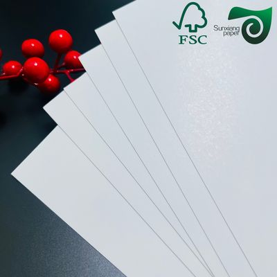 FSC High Stiffness  280gsm 400gsm One Side White Clay Coated SBS Folding Box Board