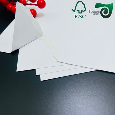 FSC High Stiffness  280gsm 400gsm One Side White Clay Coated SBS Folding Box Board