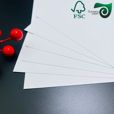FSC Certified 250gsm C1S Coated FBB Board 100% Recycled White Ivory Cover Stock